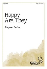 Happy Are They SATB choral sheet music cover